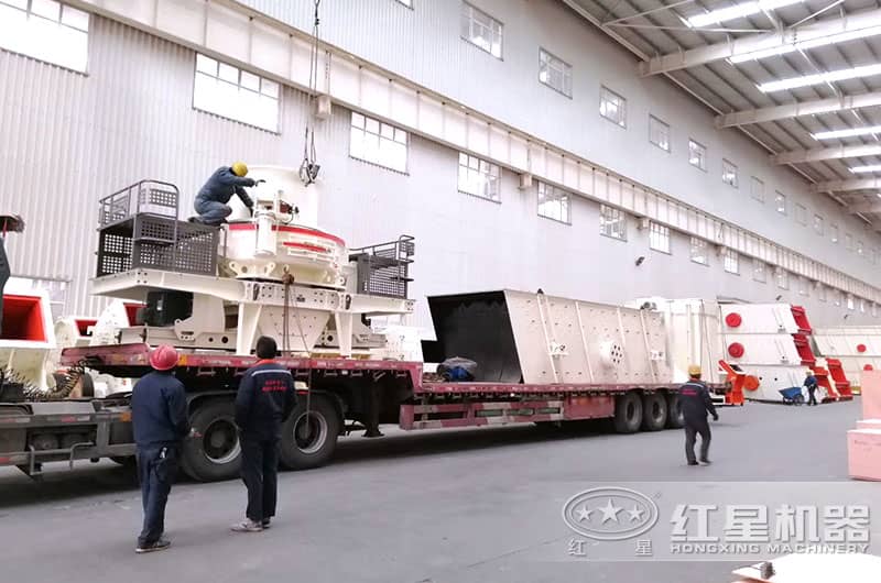 打砂機裝車，直接發(fā)往客戶作業(yè)現(xiàn)場
